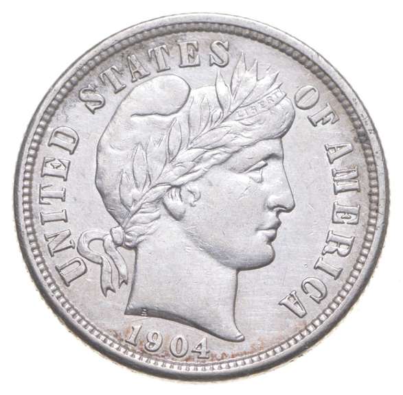 1904-S Barber Dime