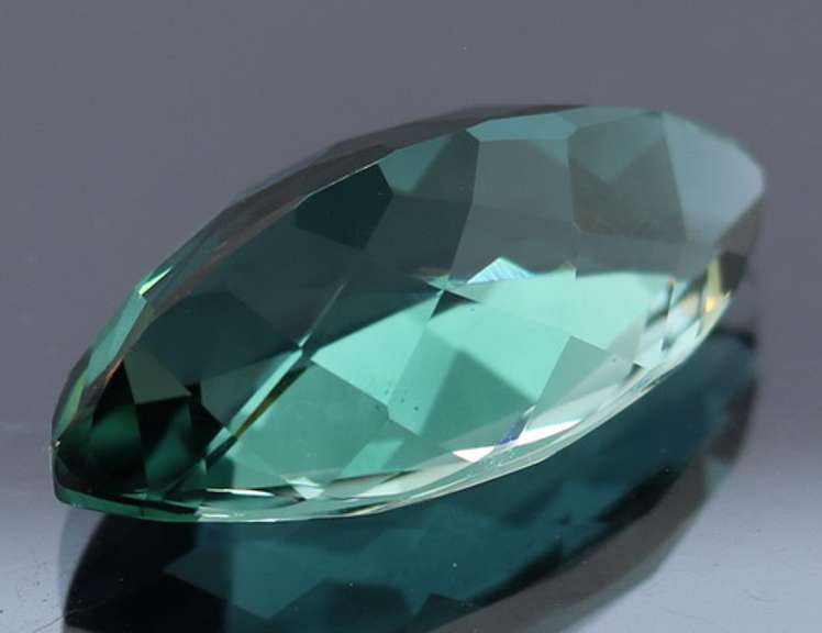 Ravishing 18.45ct top green created Amethyst