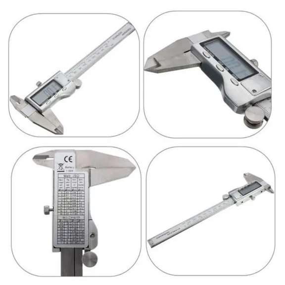 150mm 6 inch LCD Digital Stainless Caliper Guage