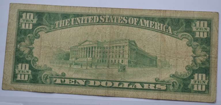 1928 Series $ 10 Gold Certificate