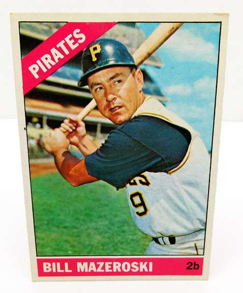1966 Bill Mazeroski, Pirates Baseball Card