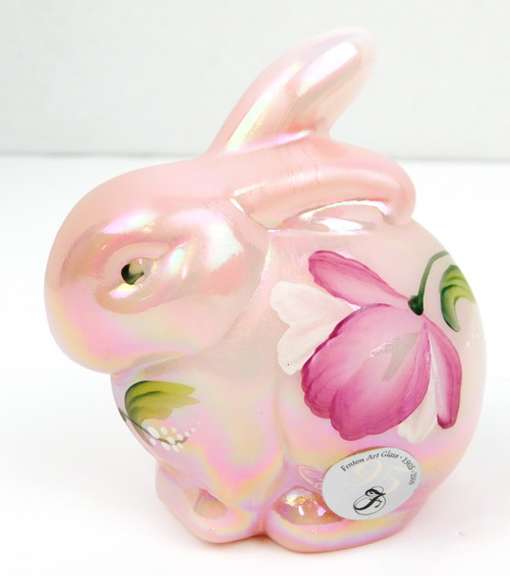 Signed Fenton Rabbit, 95th Anniversary Collection