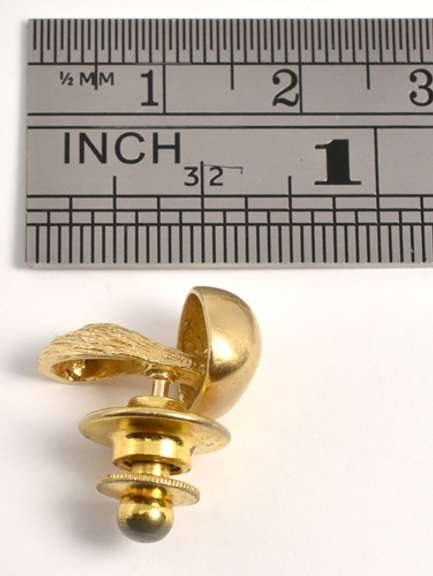 Fun 14k Mushroom Tie Tack