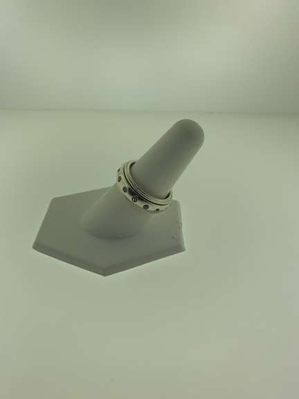 Sterling Silver Spinning Wheel Ring