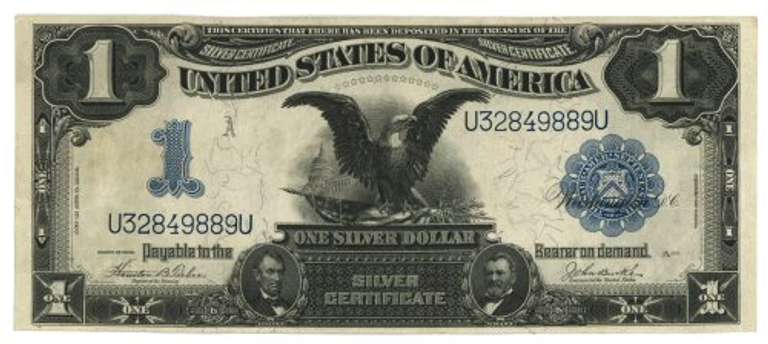 Handsome 1899 Series Large Size $1 Silver Certificate