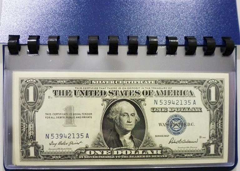 (10) Gem Crisp 1957 $1 Silver Certificates-Consecutive!