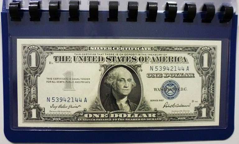 (10) Gem Crisp 1957 $1 Silver Certificates-Consecutive!