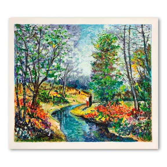 Autumn Stream by Polak (1922-2008)