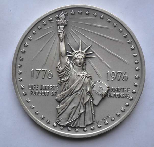 1976 Large Sterling US Mint Bicentennial Medal