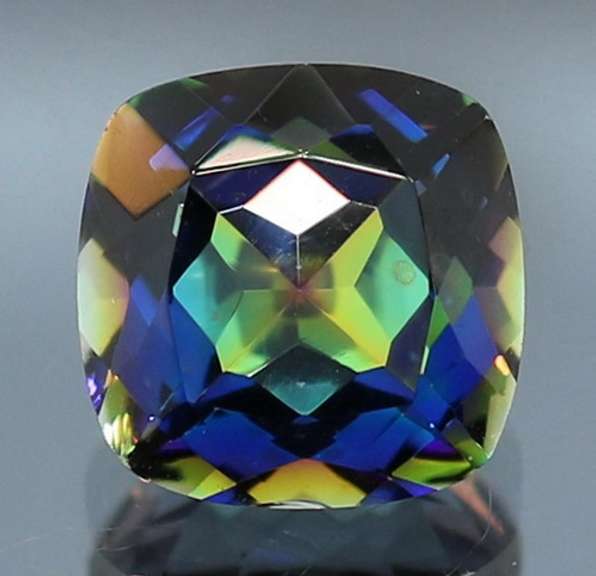 Brilliant multi-color 9mm 3.02ct Mystic Quartz