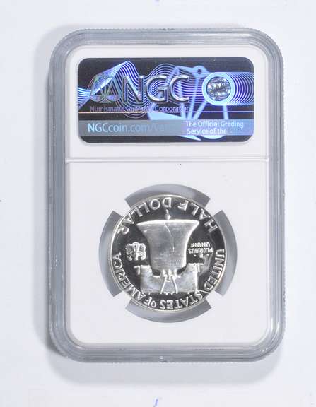 PF68 CAM 1956 Franklin Half Dollar - Type 1 - Graded NGC