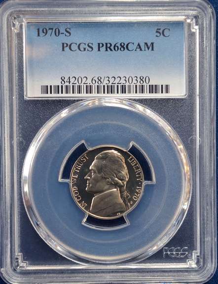 1970 S PCGS PR 68 CAM 5C