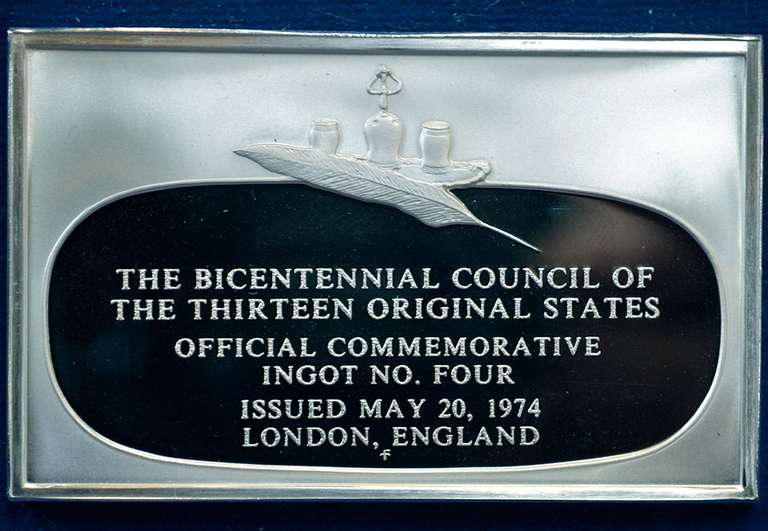 Franklin Mint Bicentennial Council The Thirteen Original States Ingot # 4