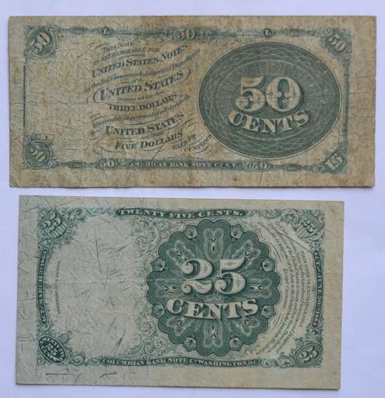 25 & 50 Cent Fractional Notes