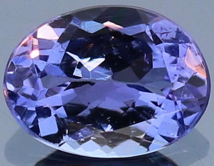 Vivid 1.19ct violet blue Tanzanite