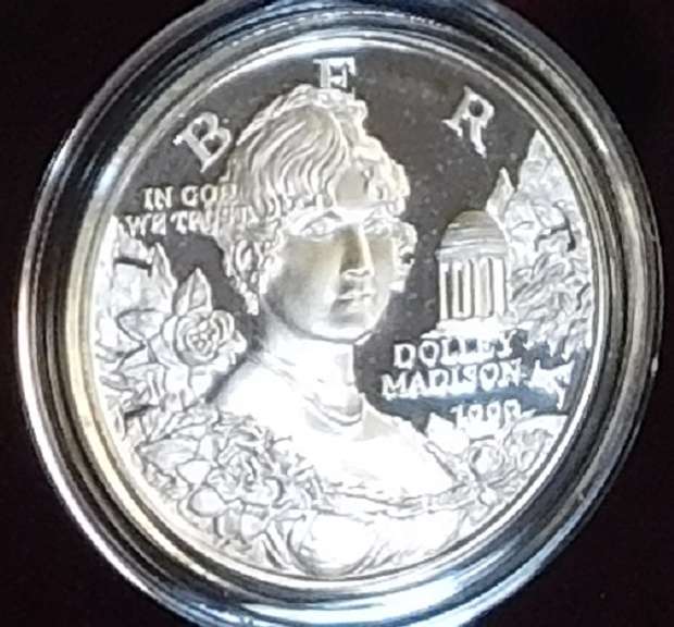 1999 PRF Dolley Madison Sil Dol Sil Dol