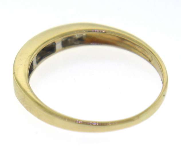 Nice Yellow Gold Diamond Channel Band