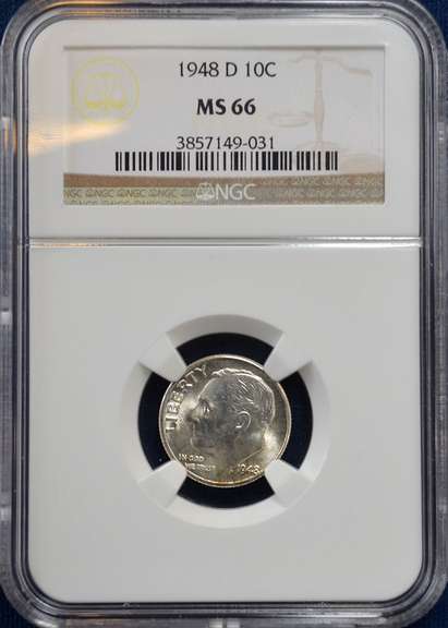 1948 D NGC MS 66 10 C