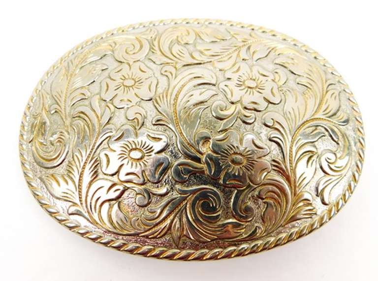 Big Carved Belt Buckle
