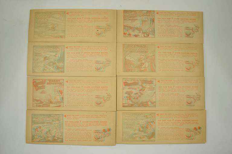 (8) Disney Cheerios 3D Pocket Sized Comic Books - w/ 3D Glasses - RARE