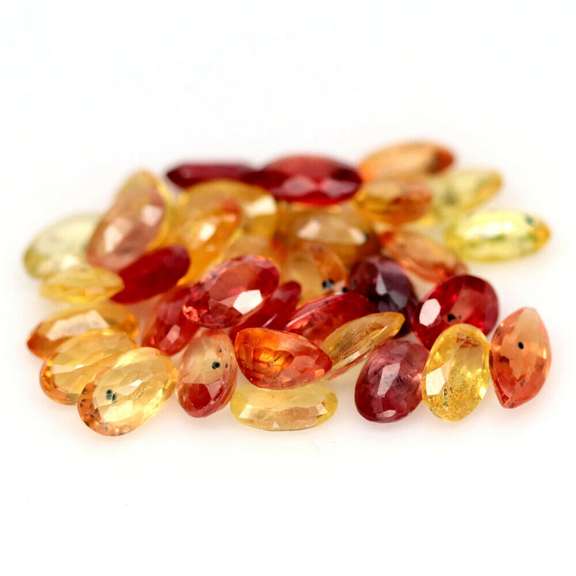 Heated only! 9.61ct fancy color Sapphire set