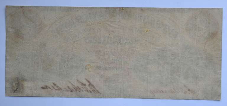 $ 2 Farmers & Mechanics Bank Savannah Georgia 1860 Note