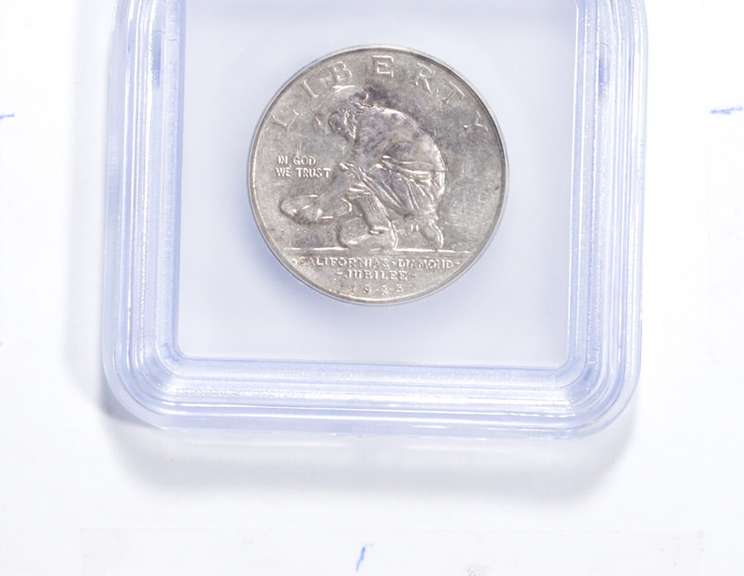1925-S California's Diamond Jubilee Commemorative Half Dollar Slabbed