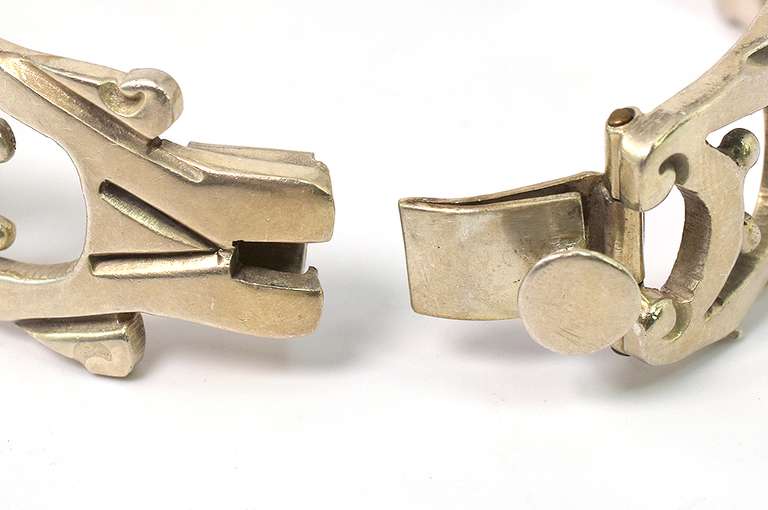 Free-Form Cutouts Bracelet in Sterling Silver