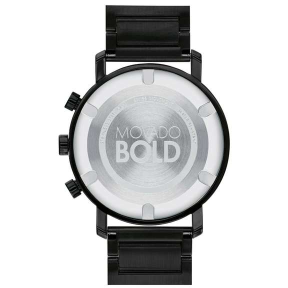 Movado Chronograph Quartz Black Dial Men's Watch