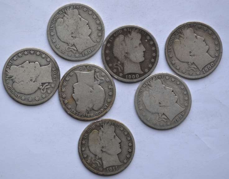 7 Barber Halves