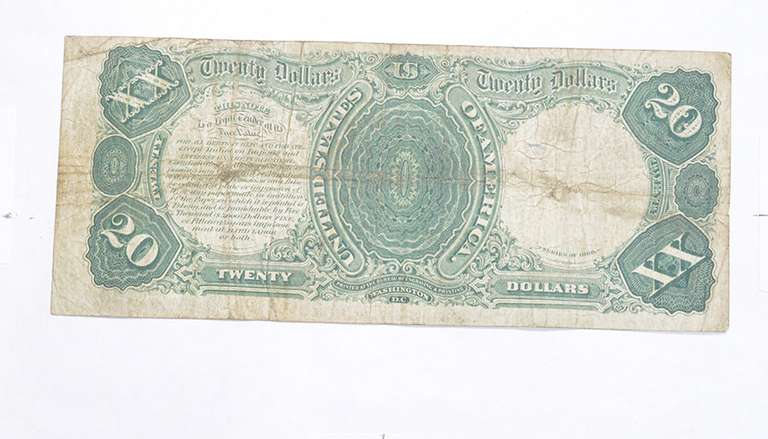 1880 $20.00 United States - Red Seal - Large Note