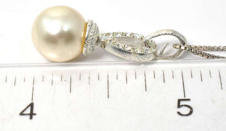 Sterling Silver Pearl Necklace