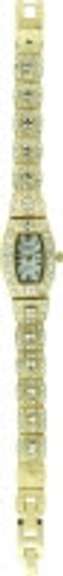 18kt Gold Plated Ladies Geneva Watch