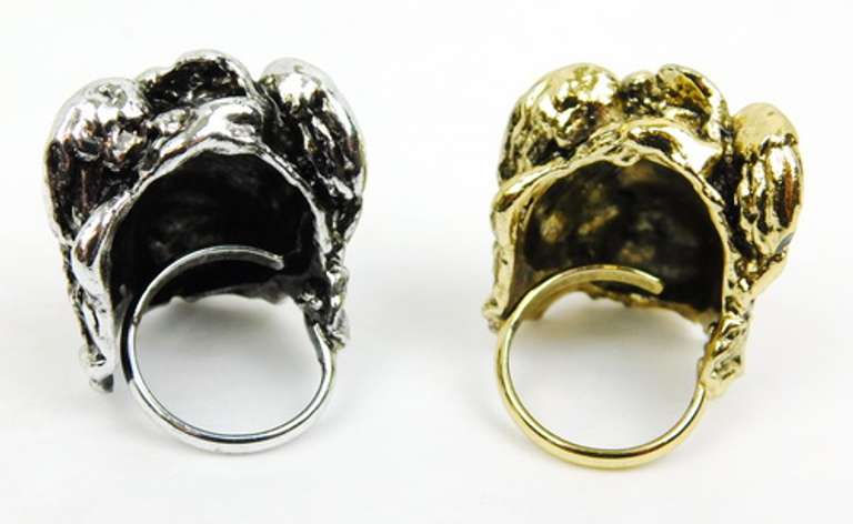 2 Big Medusa Rings