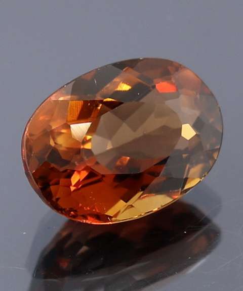 Glittering 7.77ct oval cut Imperial Topaz
