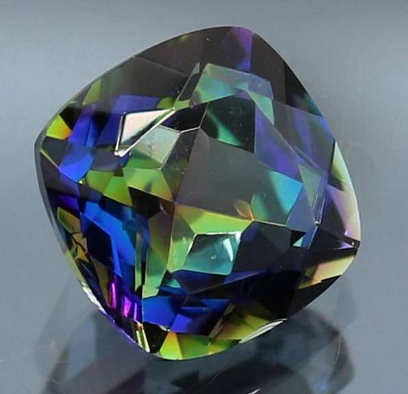 Brilliant multi-color 9mm 3.02ct Mystic Quartz