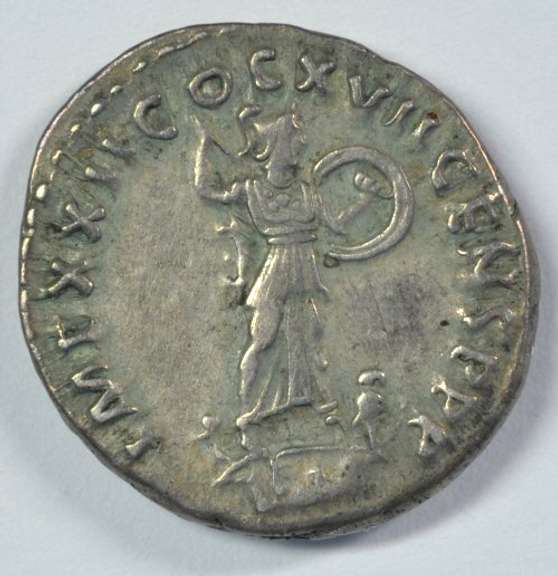 Ultra scarce Domitian Roman Silver Denarius, 81-96 AD