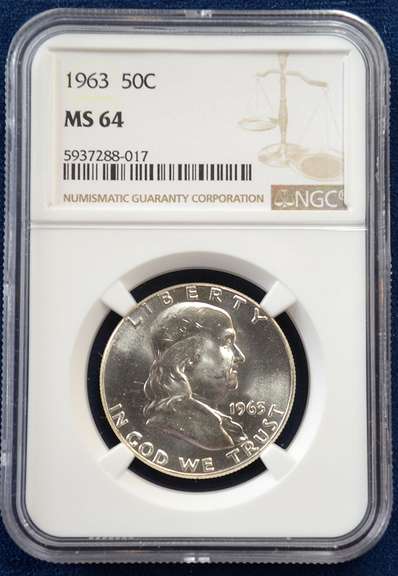 1963 NGC MS 64 50 C