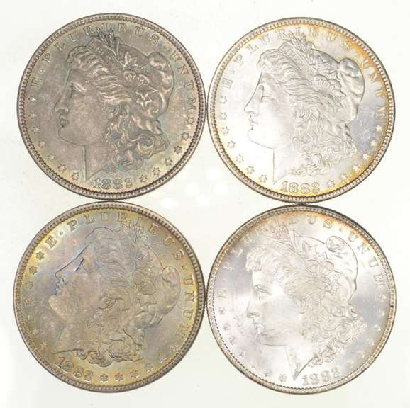 (Lot 4) 1882 Morgan Silver Dollars