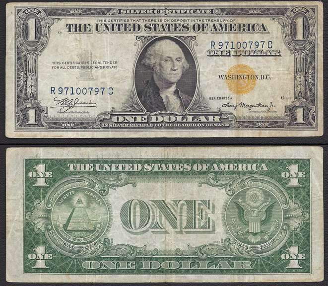 $1 1935-A North Africa Currency