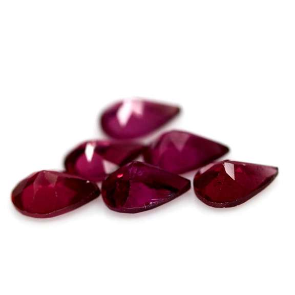 Natural 4.49ct violet Rhodolite Garnet set