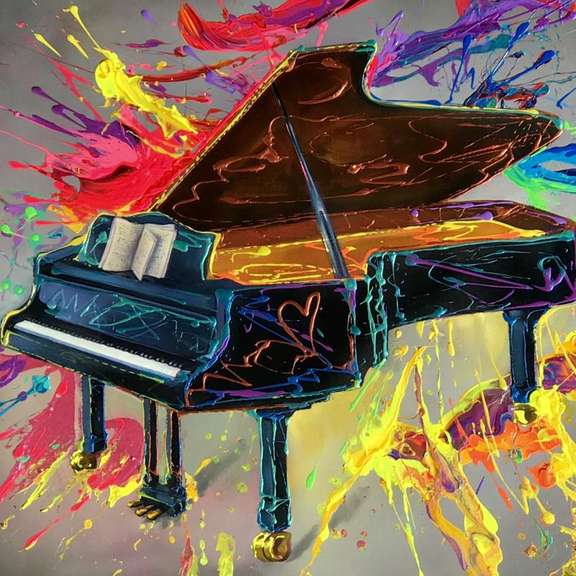 Very Grand Piano by Warren, Jim