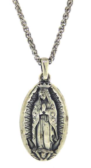 James Avery Virgin of Guadalupe Charm Necklace
