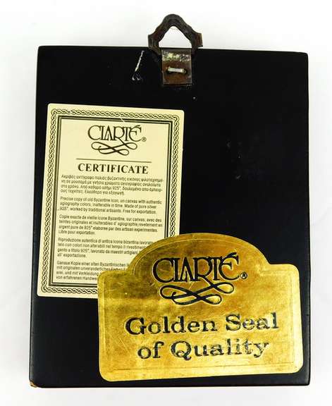 Sterling Silver Byzantine St. Michael Icon