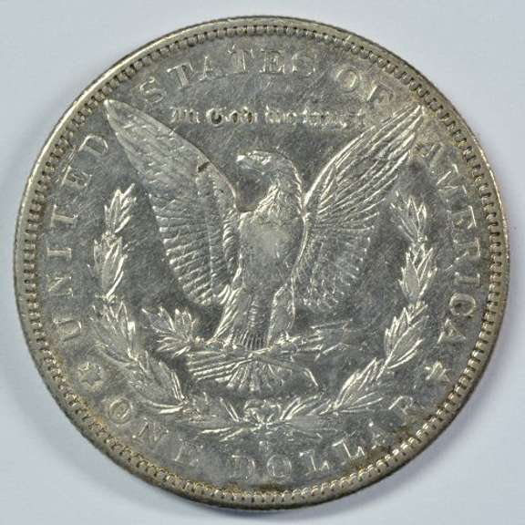 Rare key date 1894-S Morgan Silver Dollar in AU