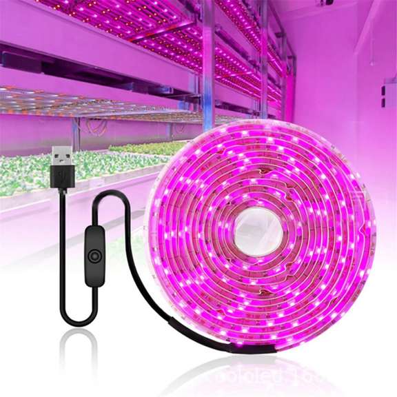 3M USB LED Grow Strip Light Waterproof