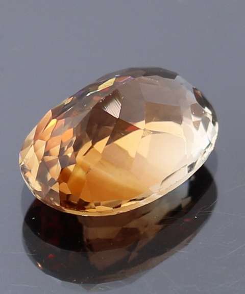 Glittering 7.77ct oval cut Imperial Topaz