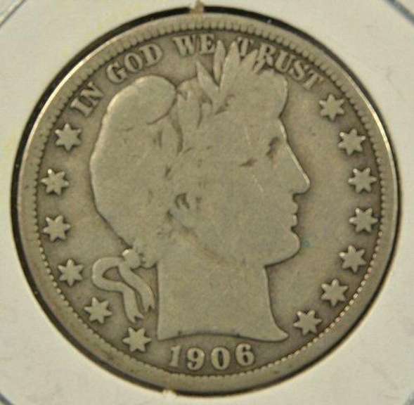 1906-O Barber Half Dollar