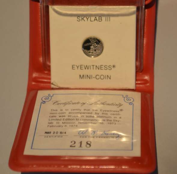 Skylab 11 1974 Platinum Eyewitness Medal