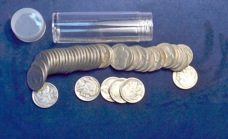 Roll of 40 Full Date Buffalo Nickels